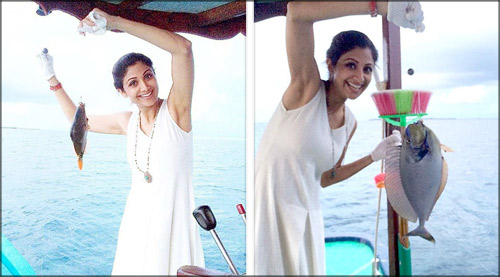 check out shilpa shetty shares pictures of her maldives vacation 6