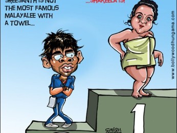 Bollywood Toons: Sreesanth comes 2nd