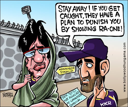 Bollywood Toons: If SRK gets caught…