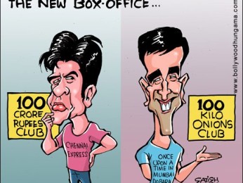 Bollywood Toons: SRK-Akshay’s 100 club Bollywood Toons: SRK-Akshay’s 100 club