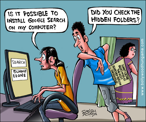 Bollywood Toons: Sunny Leone beats Modi