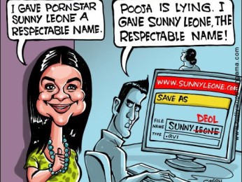 Bollywood Toons: Pooja’s name claim on Sunny