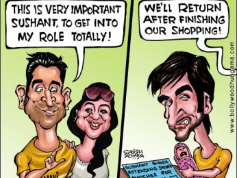 Bollywood Toons: Sushant preparing for Dhoni biopic Bollywood Toons: Sushant preparing for Dhoni biopic