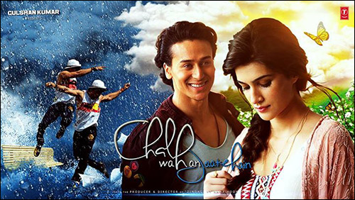 check out tiger shroff and kriti sanon in chal wahan jaate hai 5