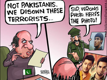 Bollywood Toons: Pakistan disowns terrorists! Bollywood Toons: Pakistan disowns terrorists!