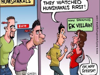 Bollywood Toons: Humshakals Vs Ek Villain