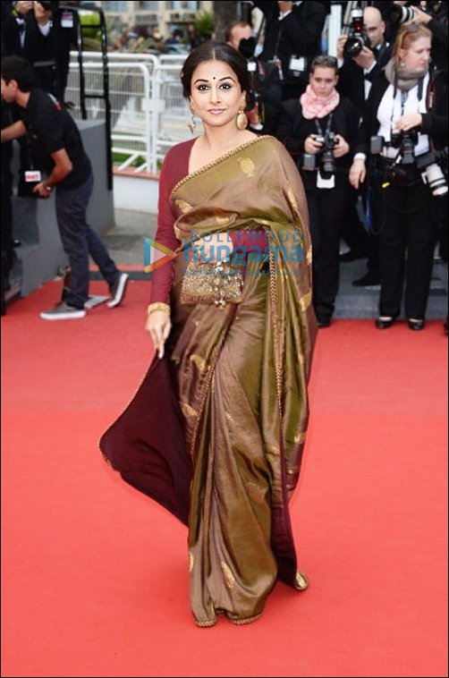cannes special dress like a star vidya balan 2