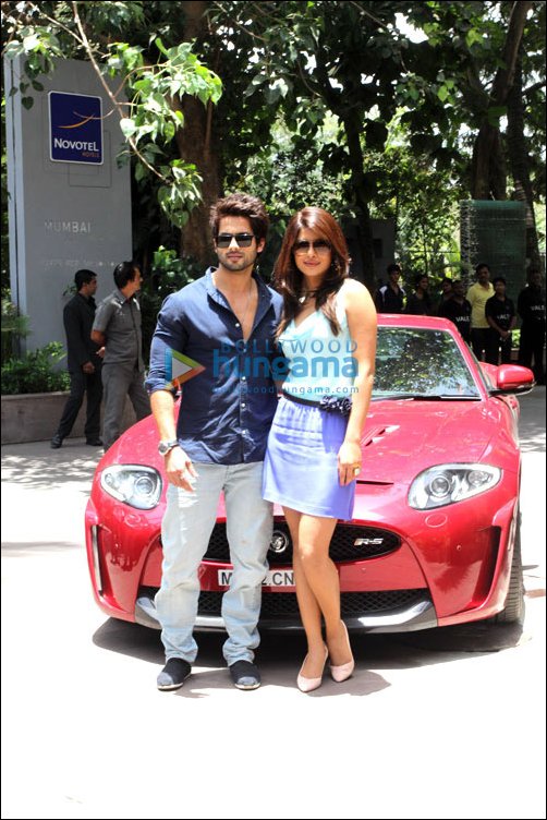 PC takes ride in Shahid’s Jaguar