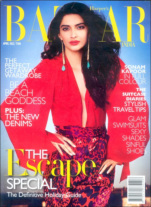Sonam Kapoor graces the cover of Harper’s Bazaar
