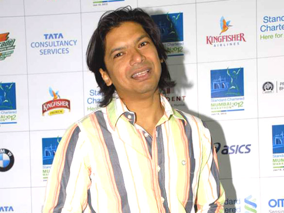 shaan at standard chartered mumbai marathon 2012 press meet 5
