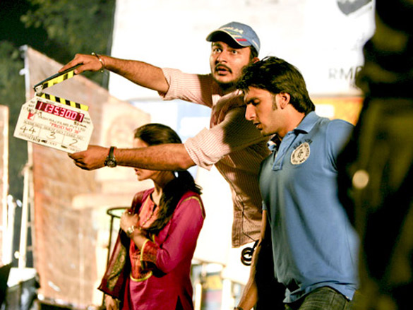 on the sets of band baaja baaraat