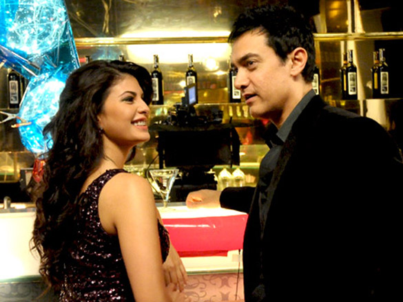 aamir khan and jacqueline fernandes at the latest titan watches ad shoot 4