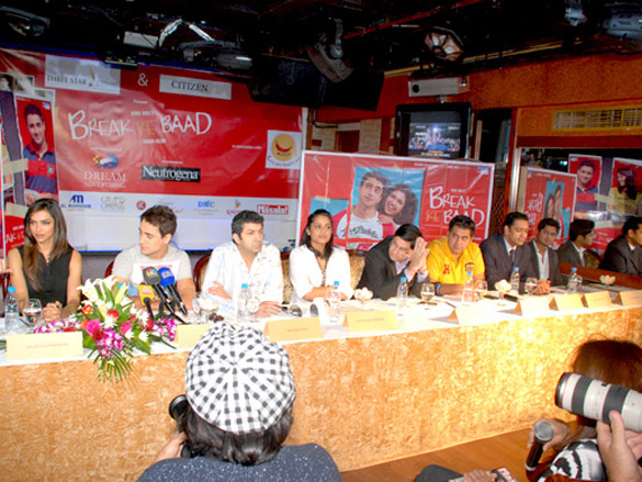press meet of break ke baad in dubai 2
