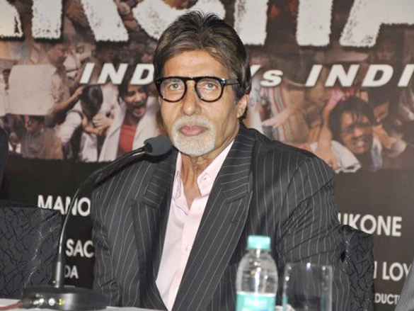 big b saif deepika and prateik at aarakshan announcement 6