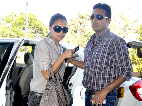 lara dutta and mahesh bhupathi leave for dubai 2