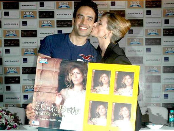 tusshar geeta and sofia hayat at anabelle varmas single tumko dekha launch 4