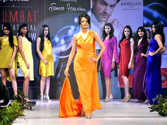 surveen walks for james ferreira at mumbai international boat show launch 4