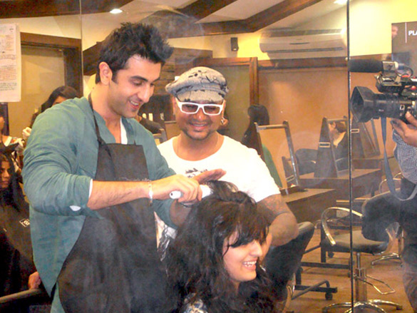 ranbir at aalims hair academy 2