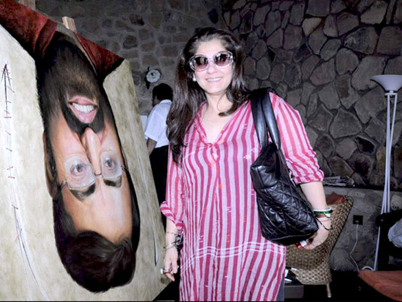 dimple kapadia at harsh goenkas art camp 10