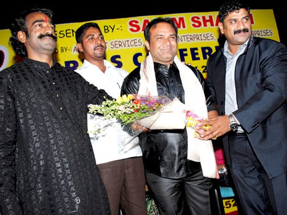hrishita mink and shravan with jeetu singh at press meet 2