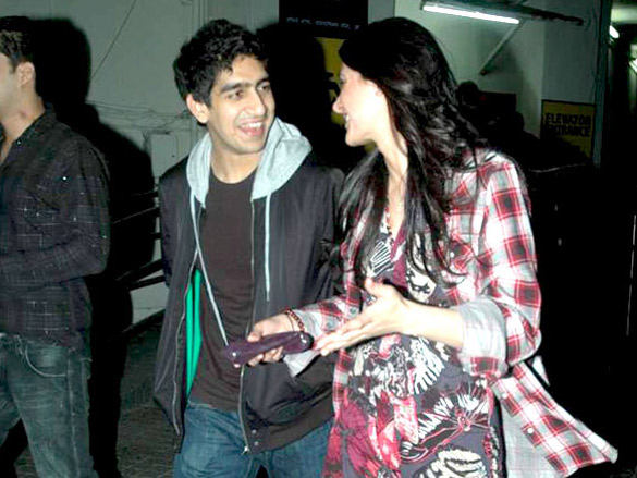 ranbir kapoor and ayan snapped at multiplex 5