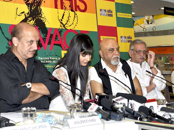 katrina gulzar and anupam kher at tonight this savage rite book launch 4