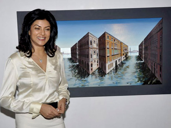 sushmita sen graces marigold charity art preview 5