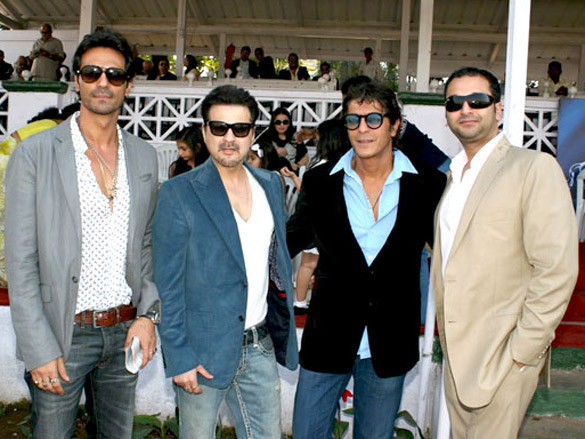 arjun rampal chunky pandey and sanjay kapoor at hdil race 2