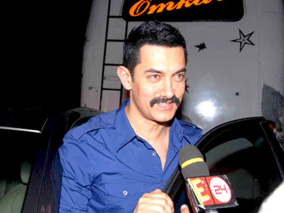 aamir khan brings in his birthday shooting at mehboob studio 2