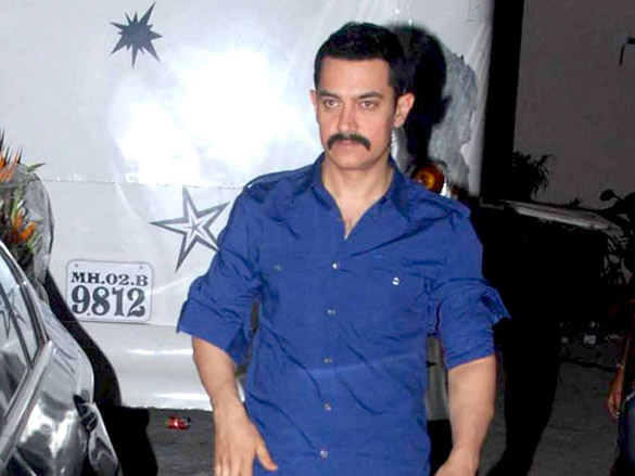 aamir khan brings in his birthday shooting at mehboob studio 3