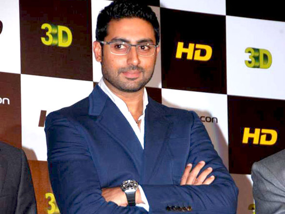 abhishek at 3d hd launch for videocon d2h 6