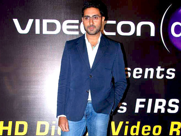 abhishek at 3d hd launch for videocon d2h 9