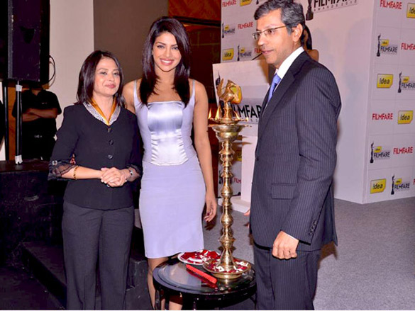 priyanka at the 56th idea filmfare awards press meet 2
