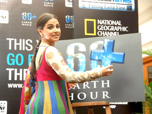 vidya balan at wwf world 60 earth hour event 2