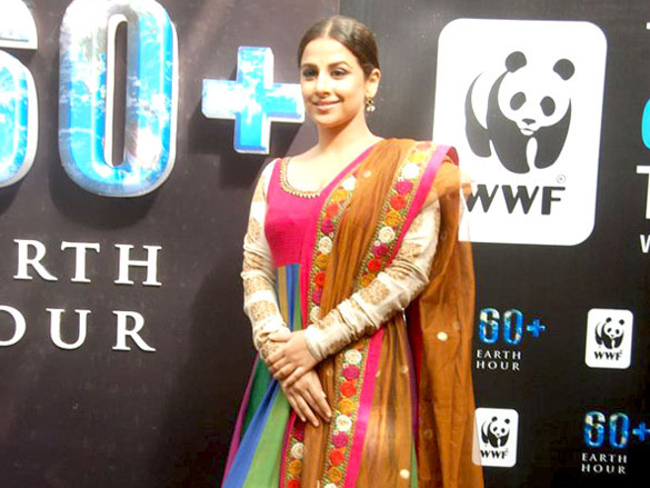 vidya balan at wwf world 60 earth hour event 10
