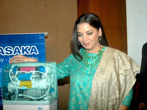 shabana azmi at the launch of nasaka water purifier 10