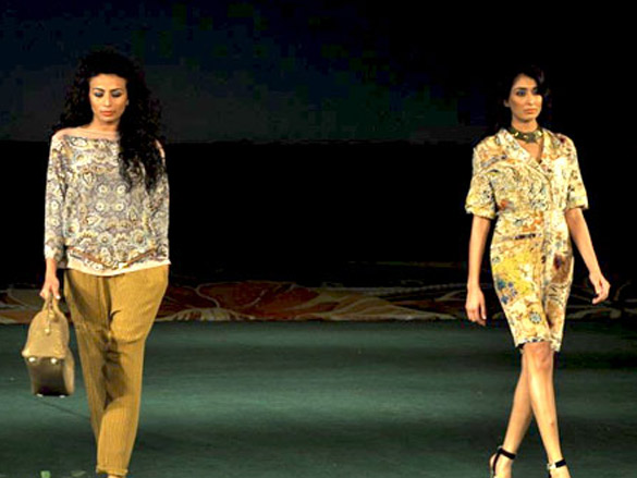 raveena and randeep walk for etro on chivas studio day 1 11