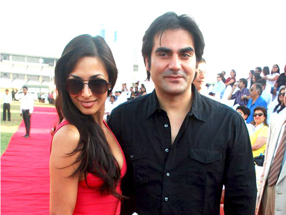 arbaaz malaika and amrita at jindal polo tournament 2