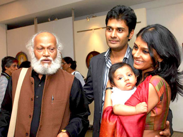 nandita das and shabana azmi at jatin das art showcase 3