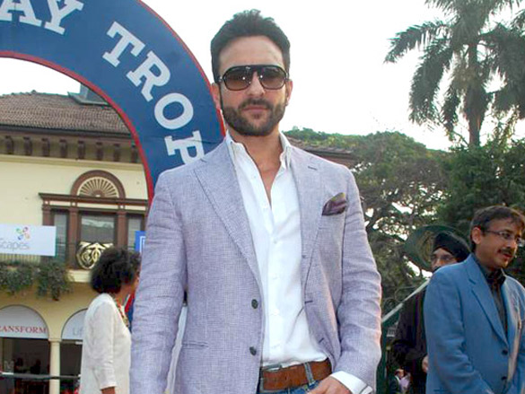 saif ali khan at mid day race 4