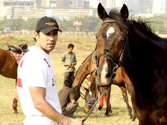 randeep hooda at india vs england polo match 4