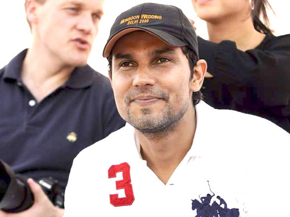 randeep hooda at india vs england polo match 5