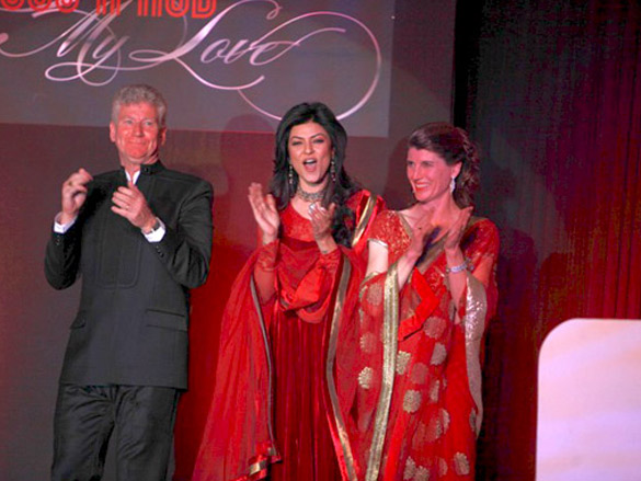 sushmita and karan johar at khushii aids fundraiser 2
