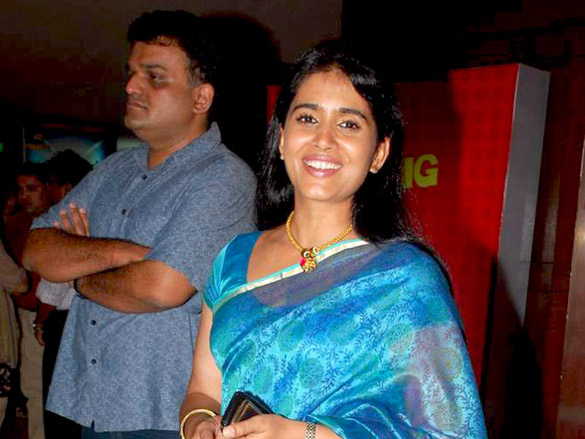 sonali kulkarni at marathi film taryanche bait premiere 2