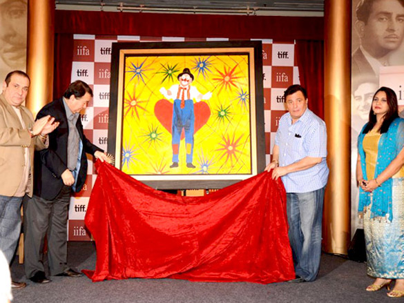 rishi randhir and rajeev at iifa raj kapoor event 2