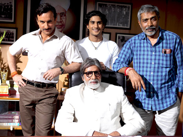 on the sets of aarakshan 9
