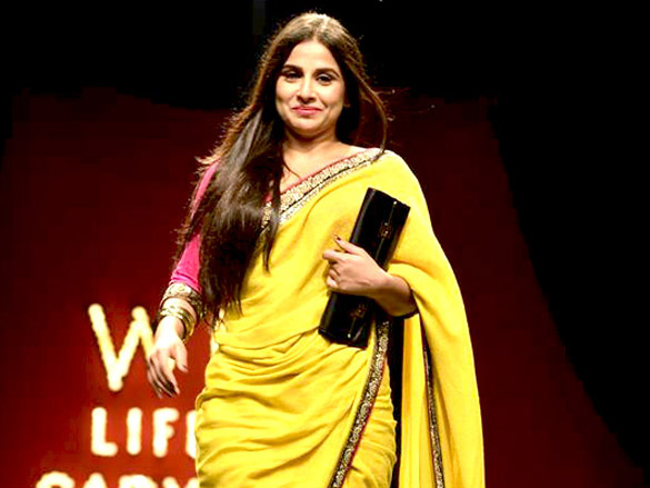 vidya at sabyasachis show at wills lifestyle india fashion week 2011 day 5 6