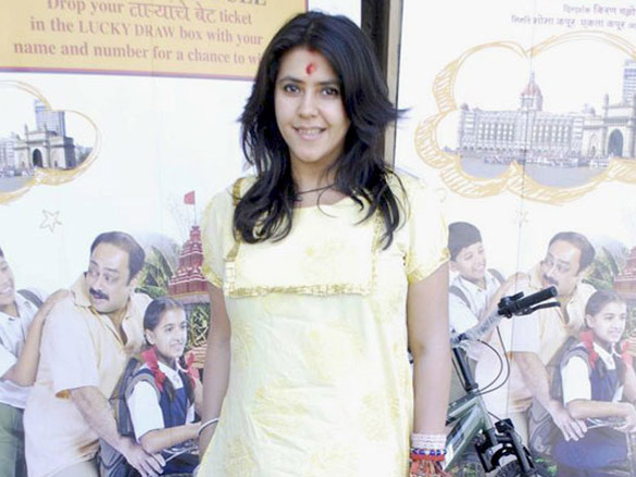 ekta kapoor promotes her marathi movie 7