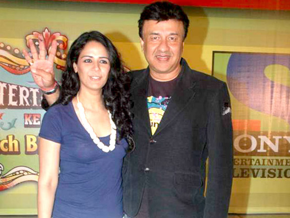 mona and anu malik at press meet of entertainment ke liye kuch bhi karega 3