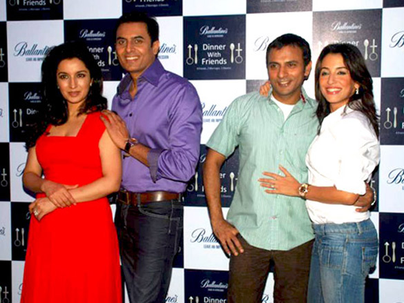 tabu and tisca chopra at ballentines play premiere 5